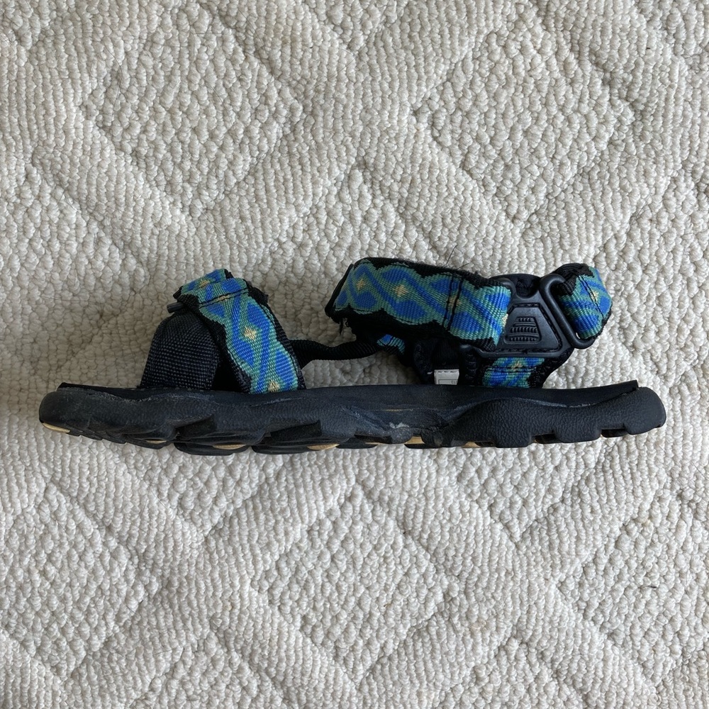 {Element} Black Patterned Strap Sandals - image 4